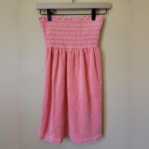Juicy Couture Terry Cloth Women's Strapless Dress Y2K Size S